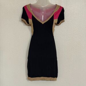 H&M Divided Colorblock Sweater Knit Mini Dress